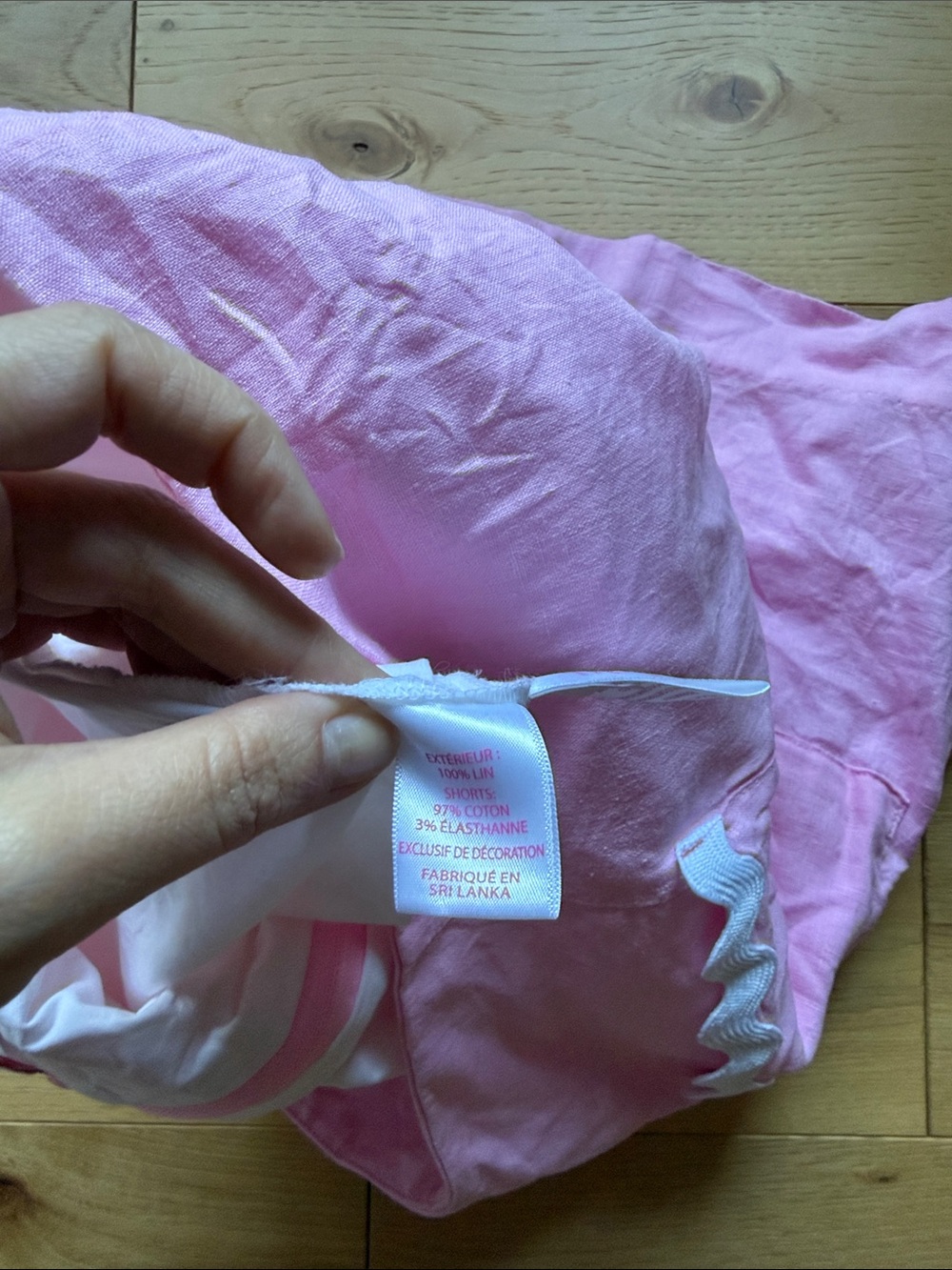 Lilly Pulitzer Nik Ric Rac Trim 100% Linen Pink Mini Skirt Retro Resortwear - Picture 8 of 8